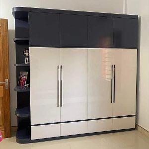 Tủ nhựa cao cấp GP-GreenPlast TN08 – Khung màu GP-001, cánh màu GP-001 kết hợp GP-002